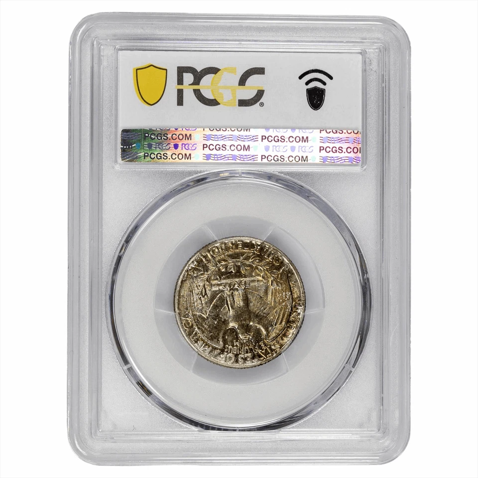 1956 Washington Quarter 25C PCGS MS 67 CAC - Image 2 of 2