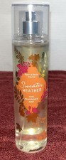 BATH  BODY WORKS SWEATER WEATHER FINE FRAGRANCE MIST BODY SPRAY 8 FL OZ NEW