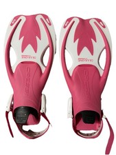 Open Box Cressi Rocks Kid Fins - Pink / White - Small/Medium