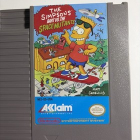 The Simpsons Bart vs. the Space Mutants NES Nintendo Loose Cart Only
