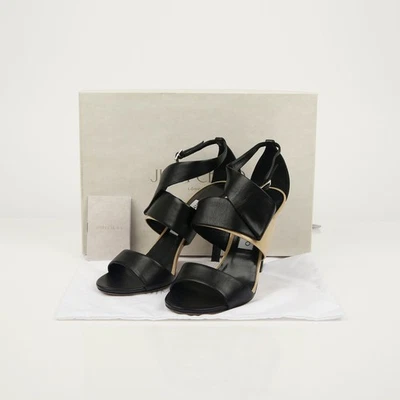 Jimmy Choo Trapez Sandalen mit Absatz Größe 38 91435211 - Bild 1 von 4