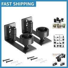 Versatile Sliding Barn Door Floor Guide with 8 Adjustable Setup Options
