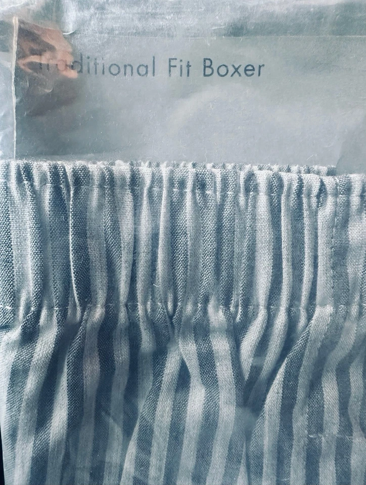 Calvin Klein Men’s Traditional Fit Boxer Sz 34 Gray Striped VTG 2007 NWT - Image 3 of 4