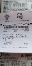 Justify 2018 Kentucky Derby Preakness Stakes Belmont Stakes $2 Win Tickets Mint