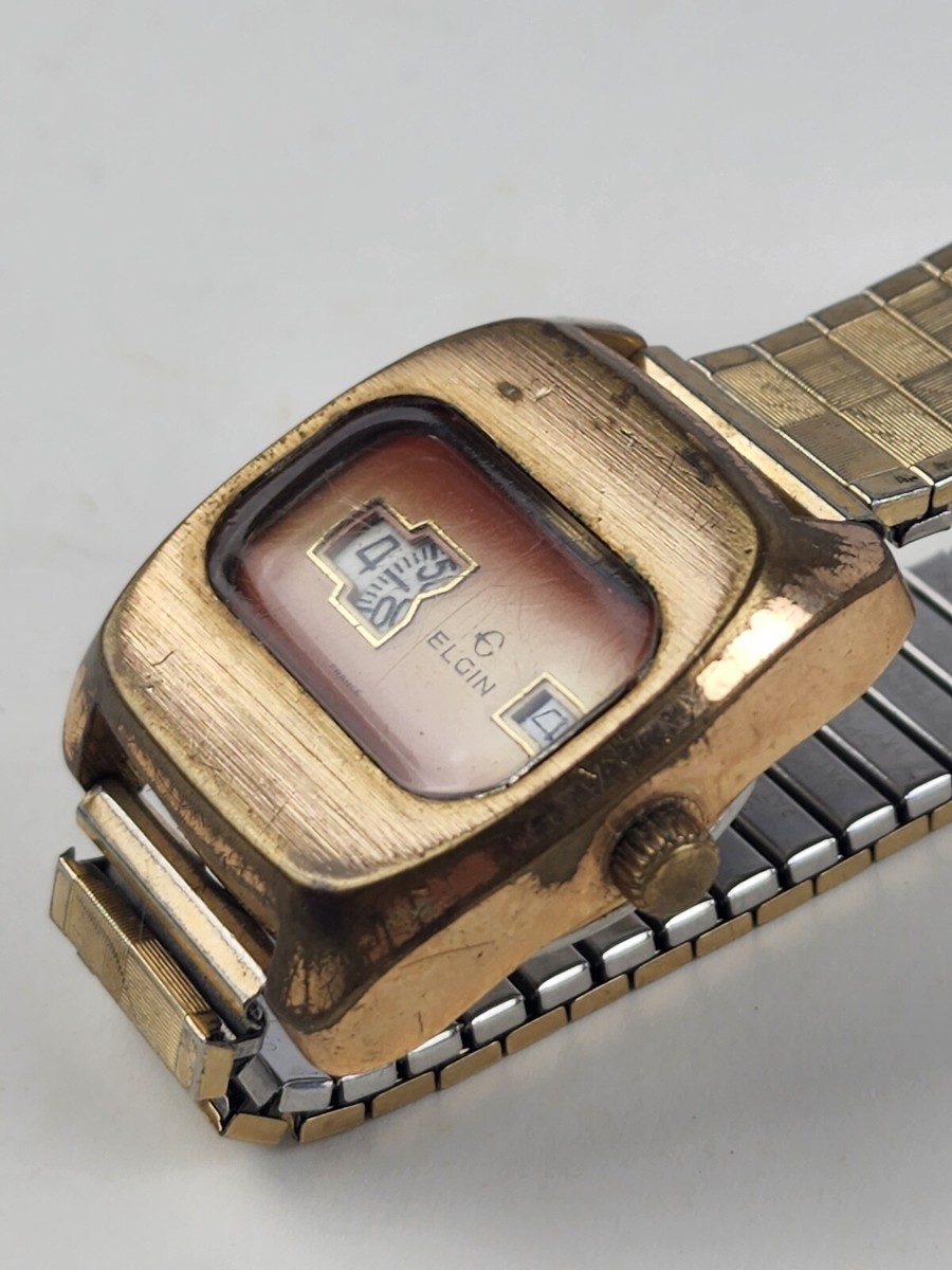 ジャンク　腕時計　17点　 G-SHOCK　SEIKO　ELGIN他 Vintage Elgin Jump Hour 17 Jewel Men's Wrist watch running