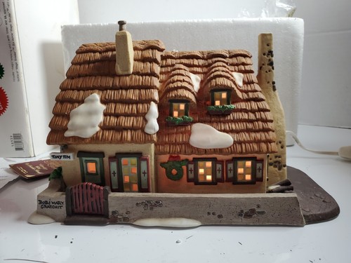 Dept 56 Dickens Village "The Christmas Carol Cottage" w/Box #58339 USED - Picture 6 of 19