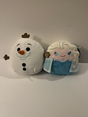 Squishmallows 7” Disney Frozon Elsa & Olaf Plush Lot Of 2 Rare HTF | eBay