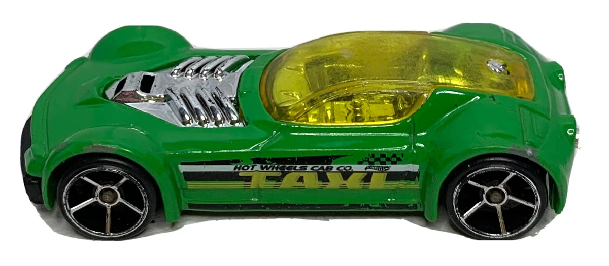 Hot Wheels Ballistik Cab Co. Green 2001 Mattel eBay