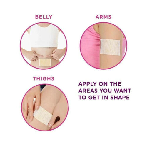 Fat Body Padding 10/100PCS SLIM PATCHES BODY SLIM BURN FAT BELLY DETOX WEIGHT LOSS DIET ...