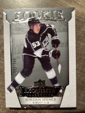 2022-23 Upper Deck UD Ice Exquisite Collection Rookie Jordan Spence #292/349 RC