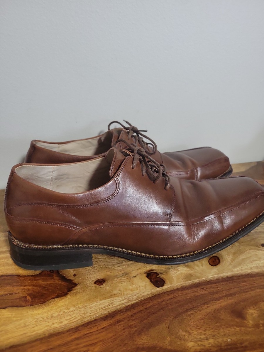 Florsheim Mens Brown LaceUp Leather Oxford Dress Shoes Size  display picture 1