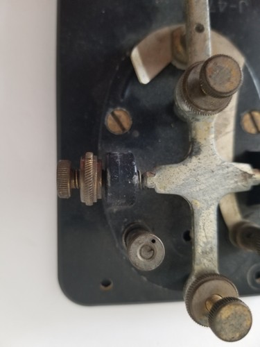 Vintage Lionel J-47 Telegraph Key Morse Code WW II - Zdjęcie 12 z 24