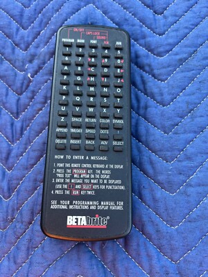 Betabrite Classic Remote Control for LED Sign Adaptive Micro Systems QTY:2