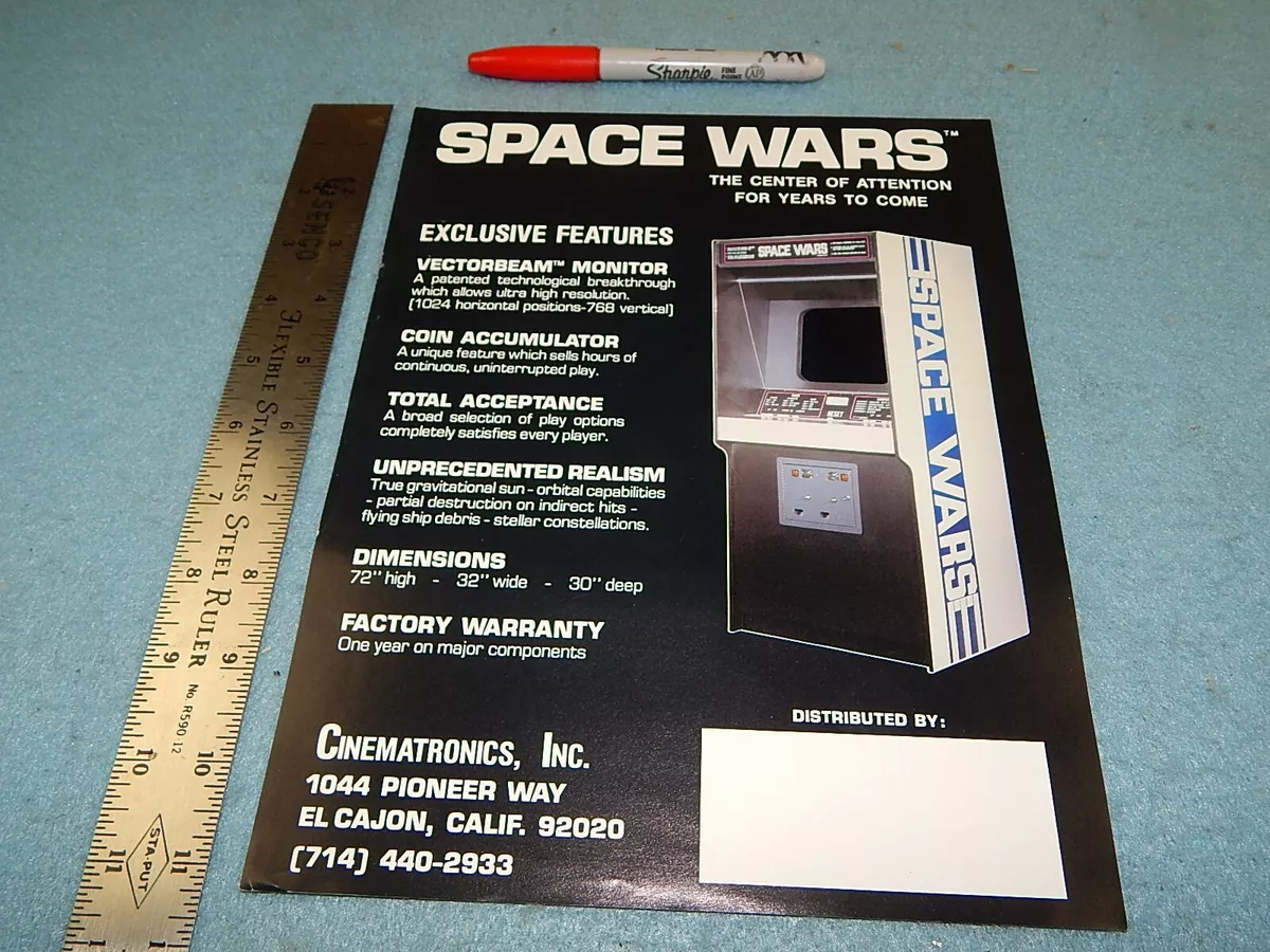 Space Wars - Videogame by Cinematronics