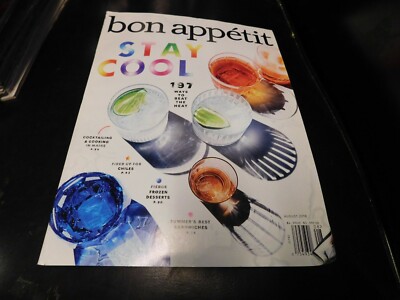 Bon Appetit Cooking Food Magazine 2016 August | eBay