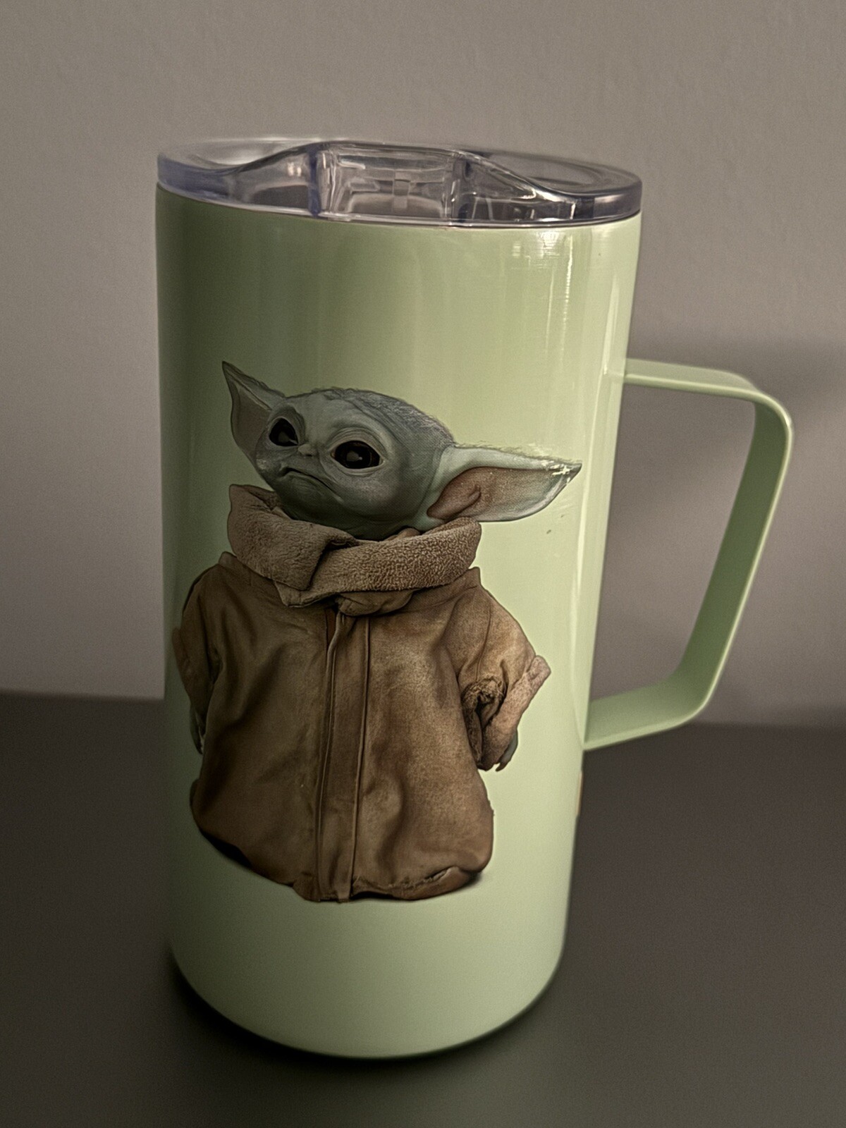 BABY YODA COFFEE MUG With Lid. This Is My Good Side. Hot/cold.