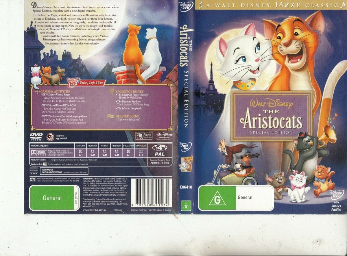 The Aristocats-1970-Walt Disney Pictures-[Special Edition]-Movie