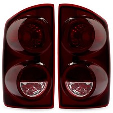 For 2007-2008 Dodge Ram 1500 07-09 2500 3500 Tail Lights Brake Lamps Red Smoke For 2007-2008 Dodge Ram 1500 07-09 2500 3500 Tail Lights Brake Lamps Red Smoke