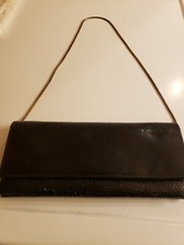 Classic Vintage Black Snakeskin Purse