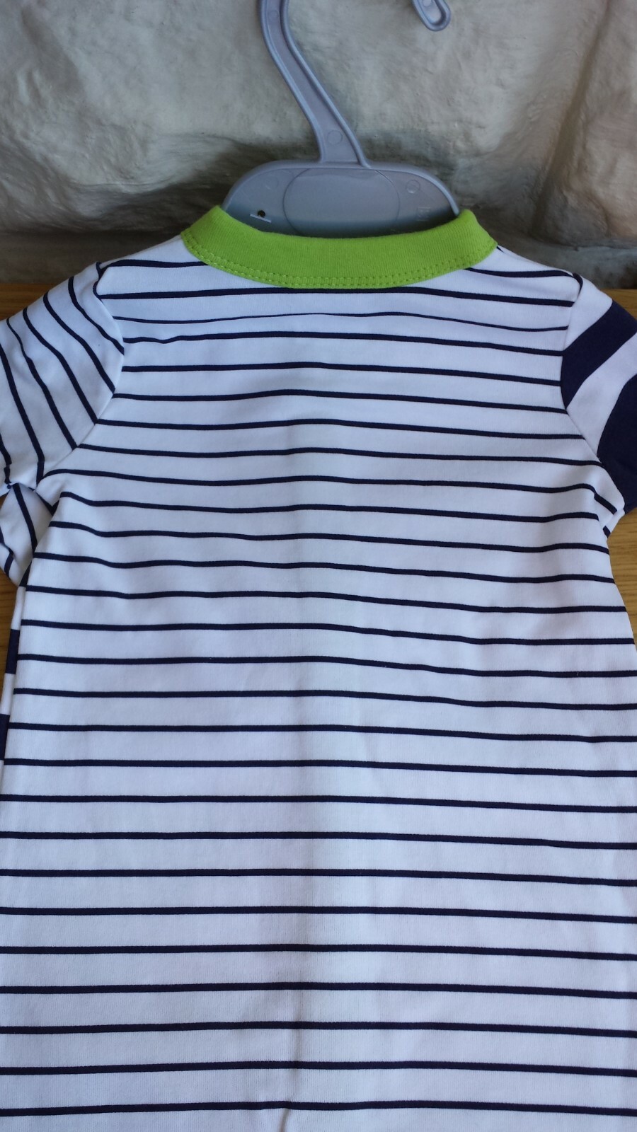 BNWT, BOOTS MINI CLUB WHITE MIX COTTON JUMPSUIT (2-PIECE SET) - SIZE: 0-3 MONTHS image 9