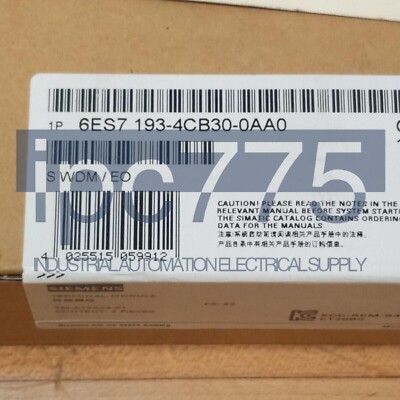 1PCS New Siemens Terminal Module  6ES7193-4CB30-0AA0