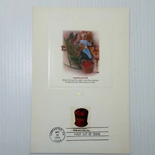 Applehead Doll Folk Art First Day Of Issue Proofcard With Stamp April 1979