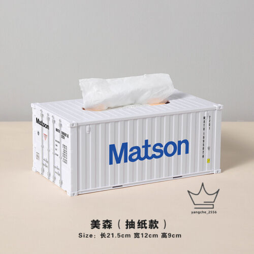 1:28 Industrial Shipping Container Tissue Box ABS Napkin Paper Container Kitchen - Picture 13 of 38