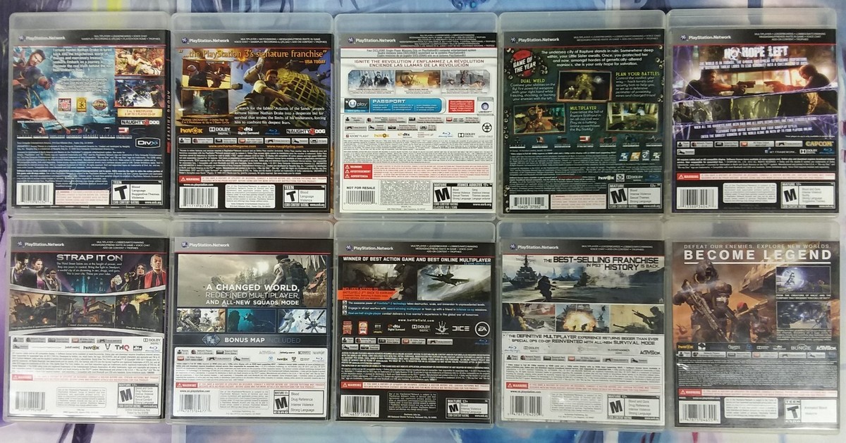 Lot De 10 Jeux PS3 D'occasion – Sélection De Superbes Titres – Bundle #3