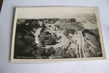 Rare Vintage RPPC Real Photo Postcard 1930-1950 B Oregon Rowena Loops Columbia