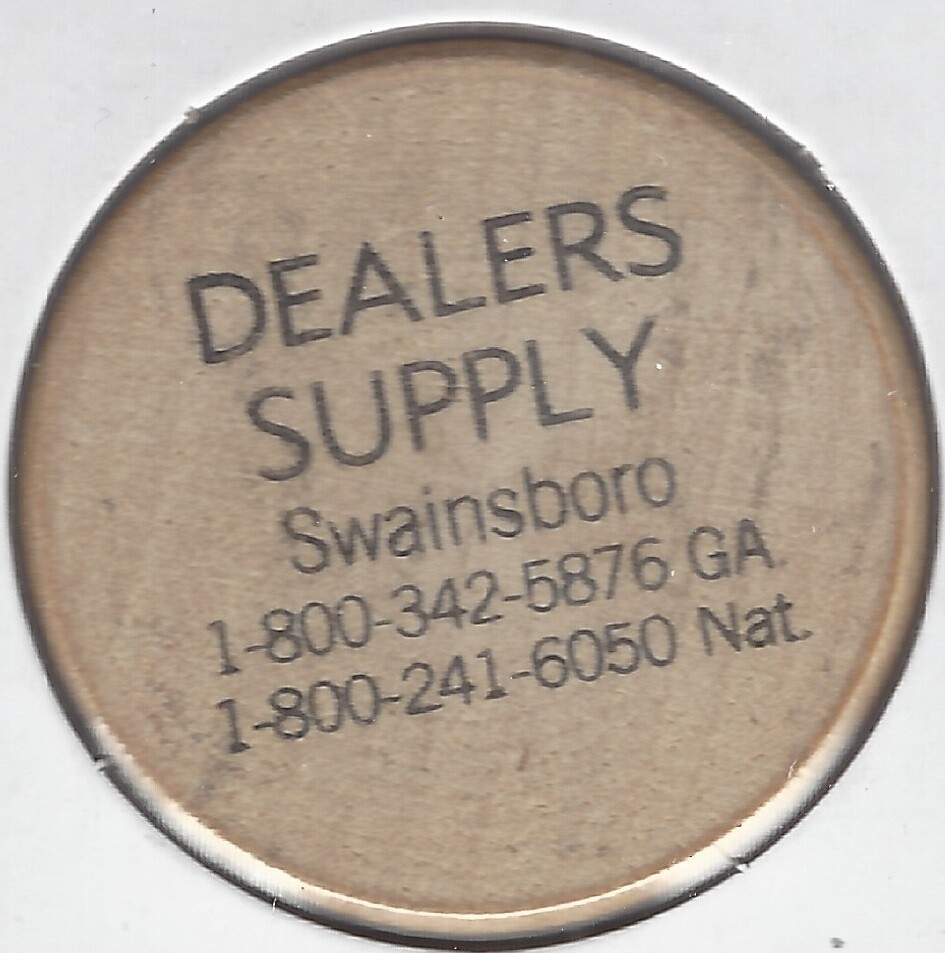 WALL ST. CAFE Pizza, BACK Dealers Supply, Swainsboro, Wooden