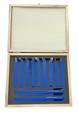 Palmgren 11 Piece Carbide Tipped Lathe Tool Bit Set 3/8" Shank