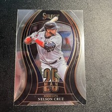 2021 Panini Select Nelson Cruz 25 Man #25M-24 Twins