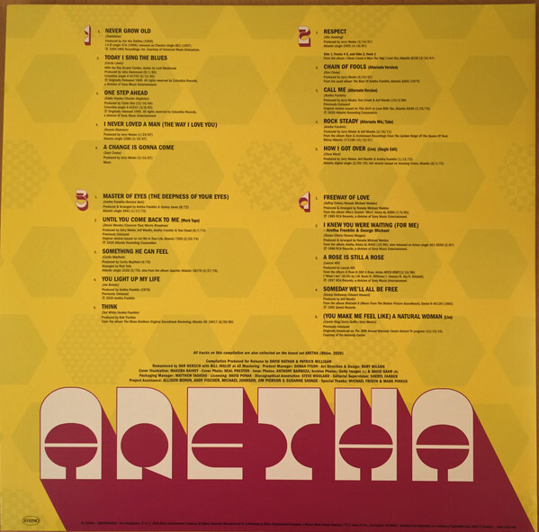 米2LP Aretha Franklin Aretha 604397846214 Rhino Records /00660 Aretha Franklin ARETHA Remastered RHINO RECORDS New Sealed