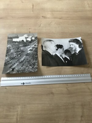 UNVERÖFFENTLICHT 2 ORIGINAL FOTOS Franklin D. Roosevelt - Harry S. Truman - 1945 - RAR