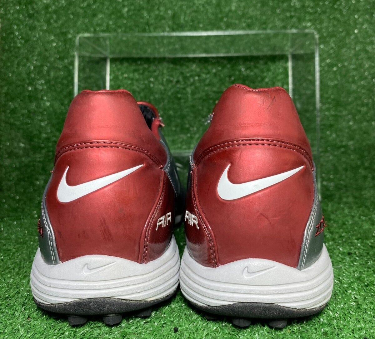 RARE VNDS AIR ZOOM 2003 Nike Total 90 II III Silver Red TF RARE VNDS AIR ZOOM 2003 Nike Total 90 II III Silver Red TF