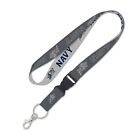 Navy Midshipmen Us Naval Academy Gray Lanyard Detachable Buckle New Wincraft