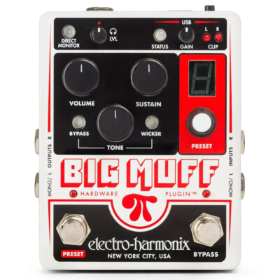 Electro-Harmonix Big Muff Pi Hardware Plugin Fuzz/Interface Effects Pedal