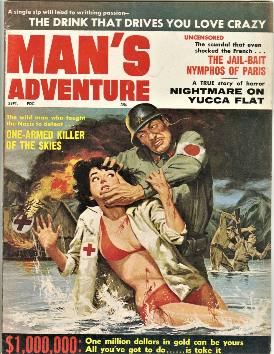 Man's Adventure Magazine: September 1961, Pulp, War