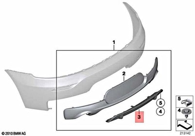 Genuine BMW Z4 Roadster E89 Z4 18i 20i 23i Trim Diffuser Hp Bottom 