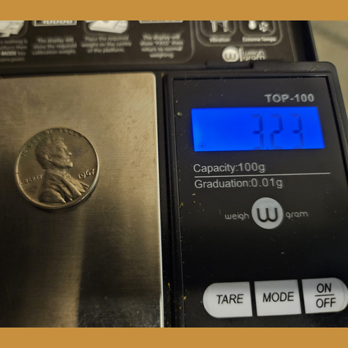 1967 P Silver Lincoln Penny 3.23 Grams - Picture 13 of 13