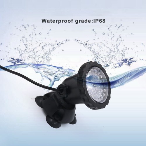4x Submersible 36 LED RGB Pond Spot Lights Underwater Pool Fountain + Remote USA - Picture 9 of 12