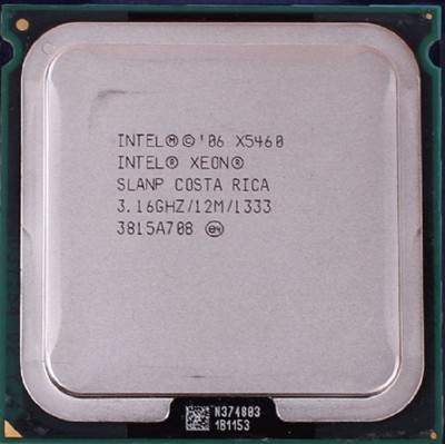   Xeon X5460 SLANP Quad-Core Processor Socket LGA 771 3.16GHz 12M 1333MHz # #W7