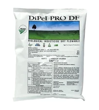 Dipel Pro DF Organic Insecticide For Caterpillar & Worm Plant Pests 1 lb Bag