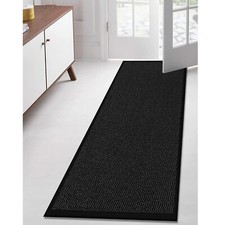 Rubber Backed Door Mat Non Slip Hall Hallway Runner Rug Heavy Duty Barrier Mat