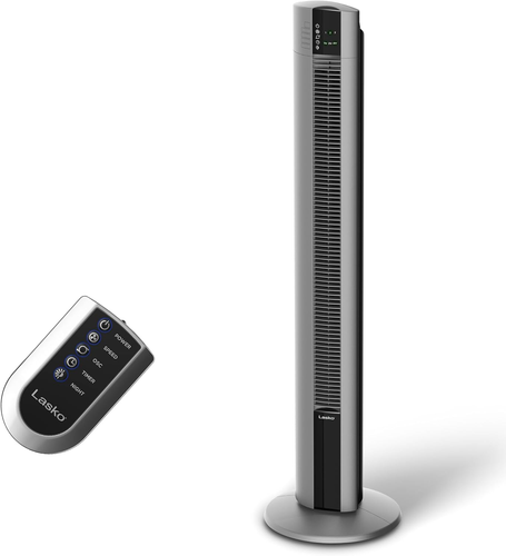 Lasko Tower Fan, Oscillating Performance, Remote Control, Nighttime Setting, Tim - Picture 7 of 12