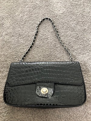 Evening Queen NWT Faux Crocodile Print Purse / Handbag. EQ 151