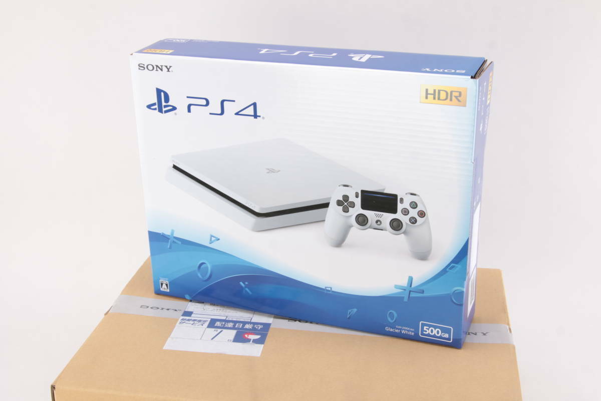 New PlayStation 4 Glacier White PS4 (CUH-2100AB02) HDD 500GB Console SONY  Japan