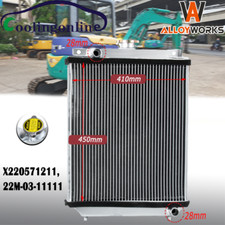 #22M0311111, X220571211 Radiator Fit Komatsu Excavator PC40MR-1 PC45MR-1 PC40-8