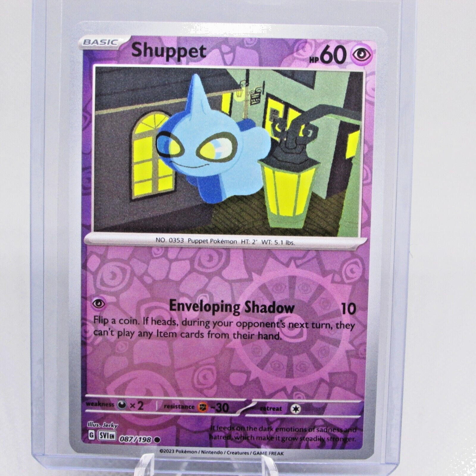 Pokemon TCG Scarlet & Violet Base Set Shuppet 87/198 Reverse Holo
