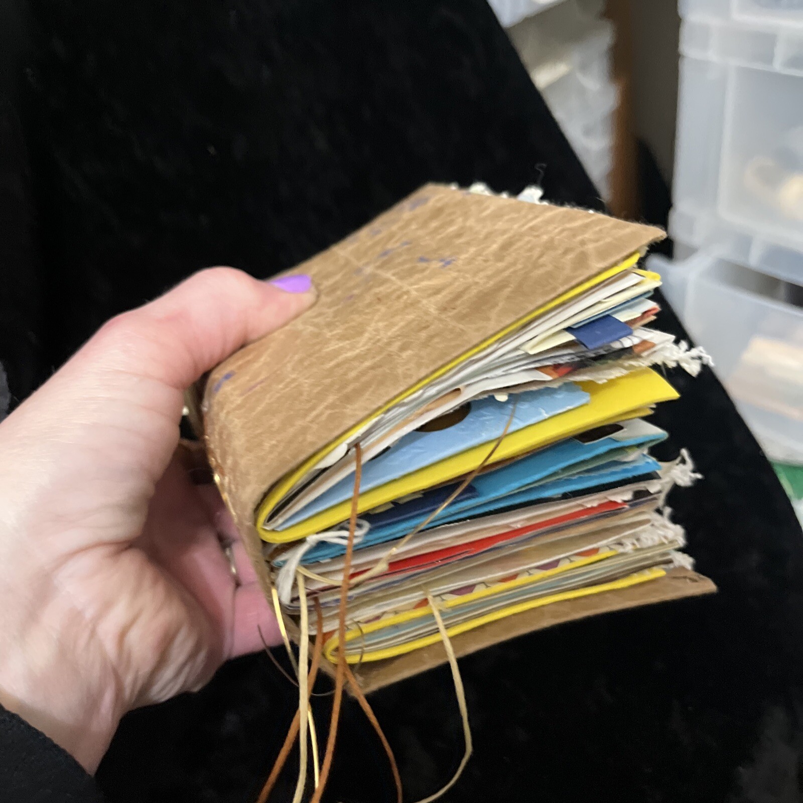 Junk Journal For Sale Brown Small Handmade